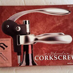 4-Piece Heavy-Duty Professional Corkscrew Kit Brand New